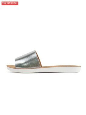 Slip On Sandals Flip Flops Peep Toe Flat Slides Casual Beach Shoes